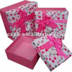 factory directly supply nest square gift box, 3 pcs per set box CXHD016