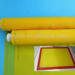 factory offer high quality screen printing mesh(yellow color) DPP,10T to 165T