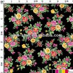 Fashion flower printed paper for garments and hometextiles 6WG0905