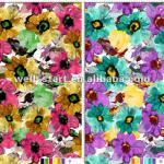 fashion multi color flowers sublimation heat transfer printing paper for garment fabrics 6K3109