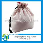 Fashionable wholesale cotton fabric drawstring bag MT-SZ0089