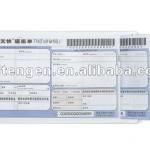 Fast express courier waybill printing with barcode A006 ZJS waybill-A006