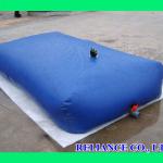 Flexible water storage bladder tank