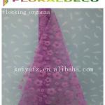 Flocking Organza Roll For Decoration Flocking Organza Roll