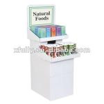 floor tiles display racks and racks/pap cardboard corrugated floor display/folding display shelf 11