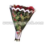 Flower Bouquets Sleeve With BOPP For Rose Bag/ custom plastic opp transparent flower sleeve for promotion MB003