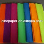 fluorescent colored crepe paper for decorate and party