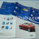 foldable brochure 200gsm art paper with uv varnish 1415