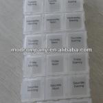 Food grade material weekly pill box-single pill case 25mm MP001