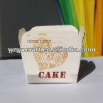 Free logo and design printing your logo square paper baking box cupcake box