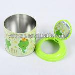 frog round shaped tin can with window JYLY2749824717