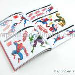 Full Color Printing Book With Printed Tearable Stickers FG_283