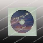 Games CD replication with white paper package Customized