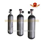 gas cylinder, 300bar high pressure Carbon fiber air cylinder With Aluminium Alloy Liner for breathing apparatus HL-CFC