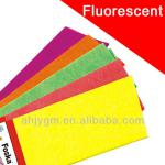 Gift/Promotion/Decoration Fluorescent Crepe Paper/solid color wrapping paper CR5020N/CR5025N