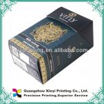 Gold hot stamping custom made gift packaging box with your design XY-PB-059