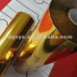 Gold Hot Stamping Film for paper and plastic hot stamping foil