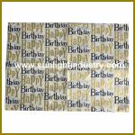 gold printed tissue paper for birthday SL-13070219