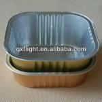 Gold small aluminum containers FSLV-017