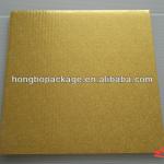 Gold Square Fold Under Cake Board, 1/2&quot; Thick HB0560