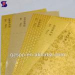 Golden metallic paper - gift box paper,wrapping paper etc. Silver foil metallic paper -SPP