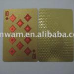 golden poker card of leadercolor plastic card