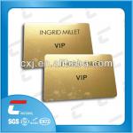 Golden PVC VIP Card CXJ-A150065