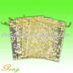 Goldprint Organza Drawstring Bag ( 7*9cm) MG-OB50