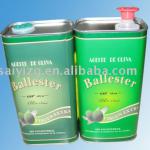 great food grade and square olive oil tin can 1 L