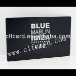 Guangzhou hot sell matt black metal business card CLF-M000604