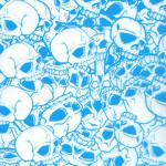 GW12282 Skulls Water Transfer Printing Hydro Graphics Film - White Skulls&amp;water transfer printing film Width 100cm GW12282