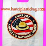 HDPE die cut shopping bag Die Cut Handle Bags,HN-7