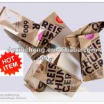 Heat Sealed Foil Lined Kraft Paper Rice Packing bag Rice packaging bag