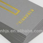 high-grade foil and letterpress business card black paper cards js-box-0027