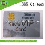 high grade pvc business cards/hot stamping business cards