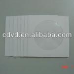 high quality CD Paper sleeve CD DVD Paper sleeve With 0.025mm OPS window+ flap+