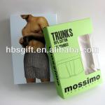 high quality cheap mens underwear packing boxes wholesale HBS-underwear box01