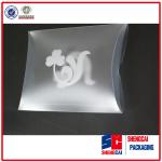 High quality Custom logo printed clear plastic pillow boxes pvc001