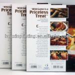 High quality hardcover book/ cook book/ menu book printing HX-Hardcover Book