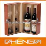 Hot China Factory Custom Made leather wine box (ZDS14-SF007) ZDS14-SF007