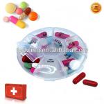 Hot sale plastic weekly devided pill box Hot sale plastic weekly devided pill box