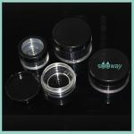 Hot-sell cosmetic packaging sifter jar with 1 part soild cap SWP-LP-15