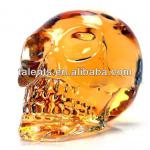 hot sell High quality Cool crystal skull head glass bottle for vodka 01-clp02