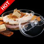 Hot selling Party Catering Wedding Mini icecream sauce pudding Disposable Plastic food packaging GA