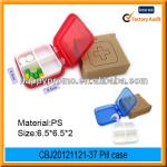 hot selling plastic portable promotion pill storage case cbj20121121-37