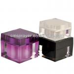 Hot-selling square acrylic cream storage jar JA0008PM