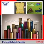 Hot stamping foil for cloth/fabric/textile KW-CF