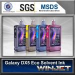 Hottest!!! High quality eco solvent ink for Epson DX4/DX5/DX7 heads printer Galaxy DX5 Ink Tintas