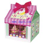 house shape speciality cupcake boxes window JECAB-(28)