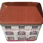 house shape tin box TB-001